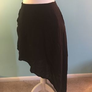 NEW BCBG High Low Skirt Black Size 2